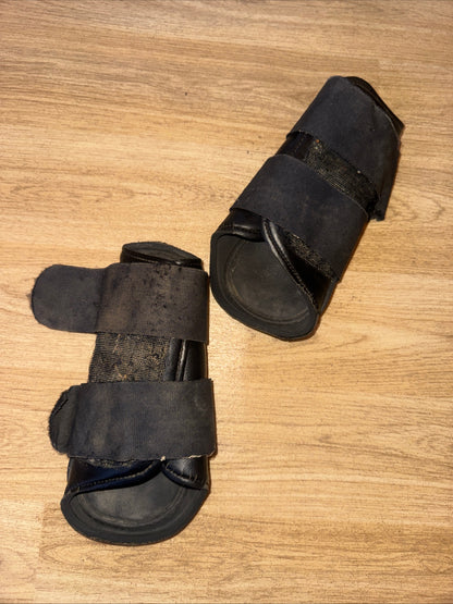 New Equine Wear Size Small Black Brushing Boots N.E.W