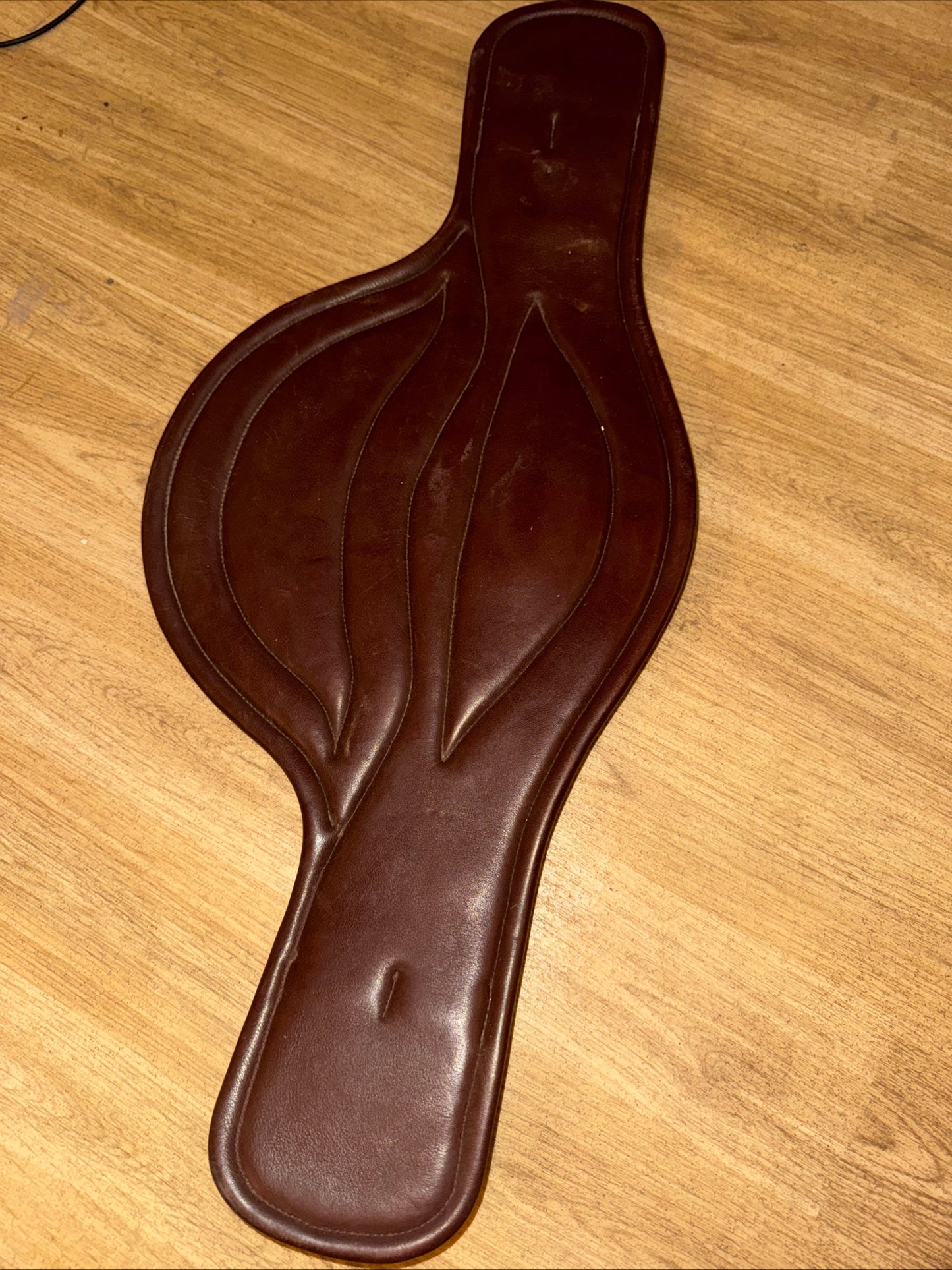 Mark Todd 26” Brown Leather Monoflap Stud Girth – Jumping Horse Tack
