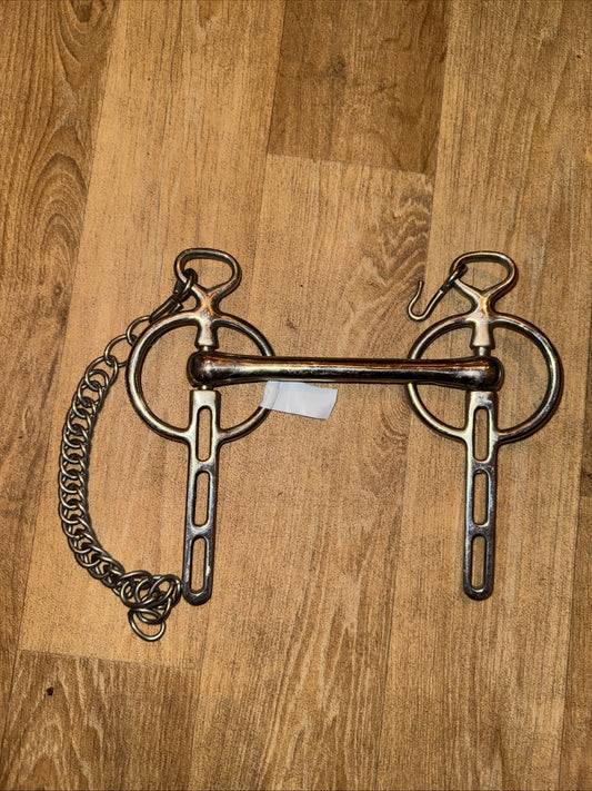 Coronet 5.5” Liverpool Driving Bit | Horse Cart Curb Chain