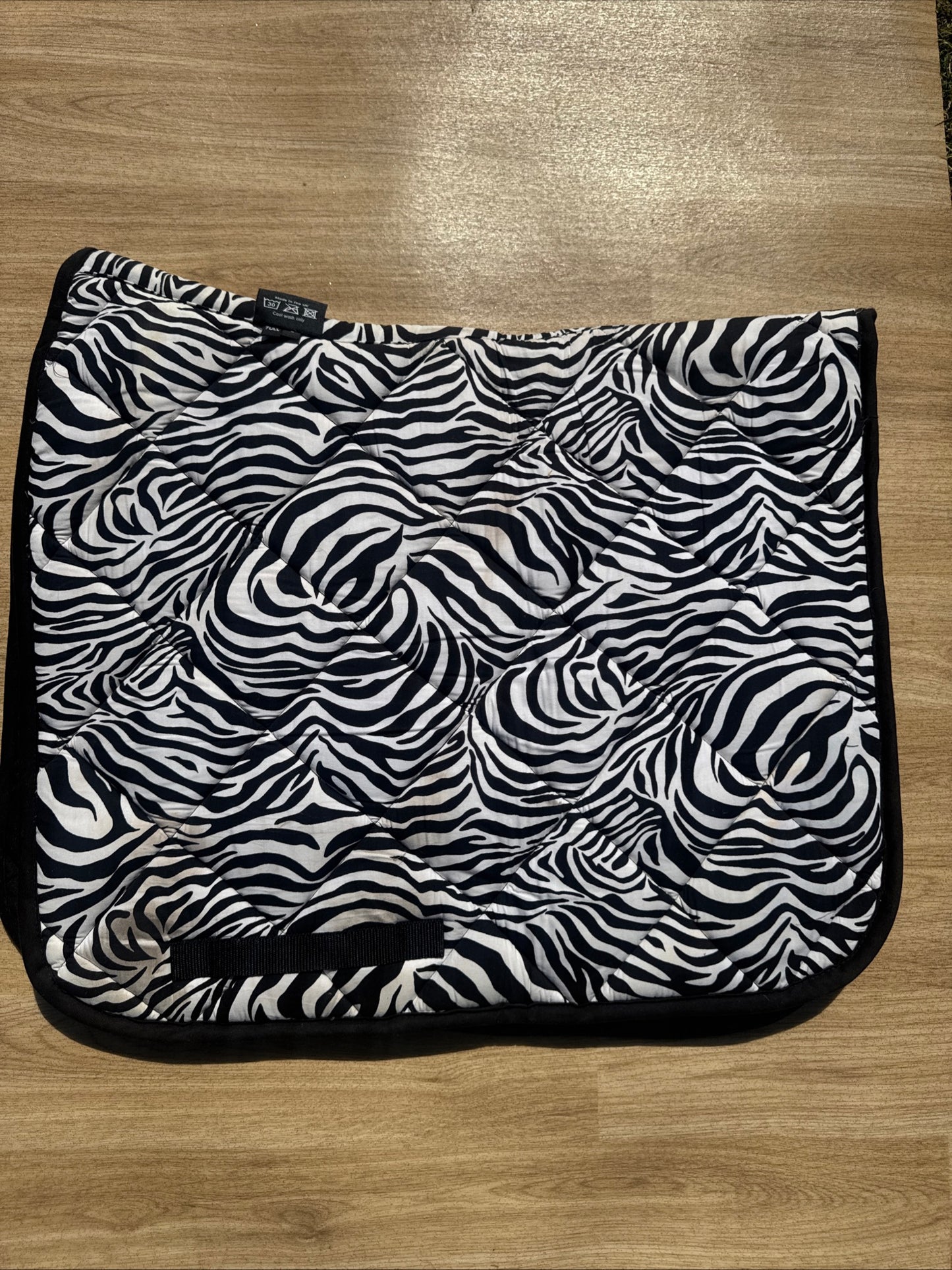 Dark Horse Equestrian Zebra Full Size Dressage Square Saddle Pad | 2nd Hand Tack