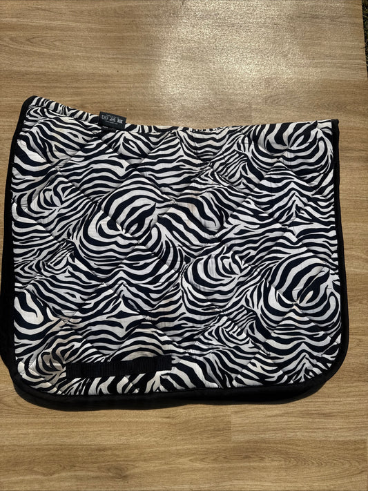 Dark Horse Equestrian Zebra Full Size Dressage Square Saddle Pad | 2nd Hand Tack