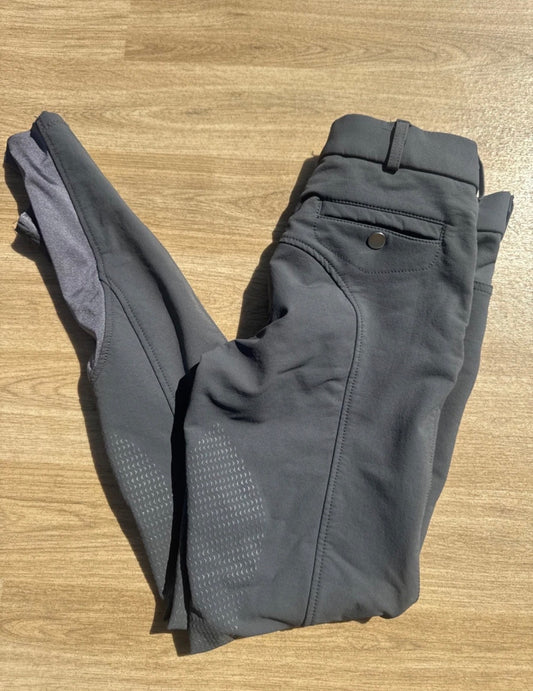 Eneng Grey Shell Stretchy Breeches 26” 28”  Ladies | Second Hand HorseRider Wear