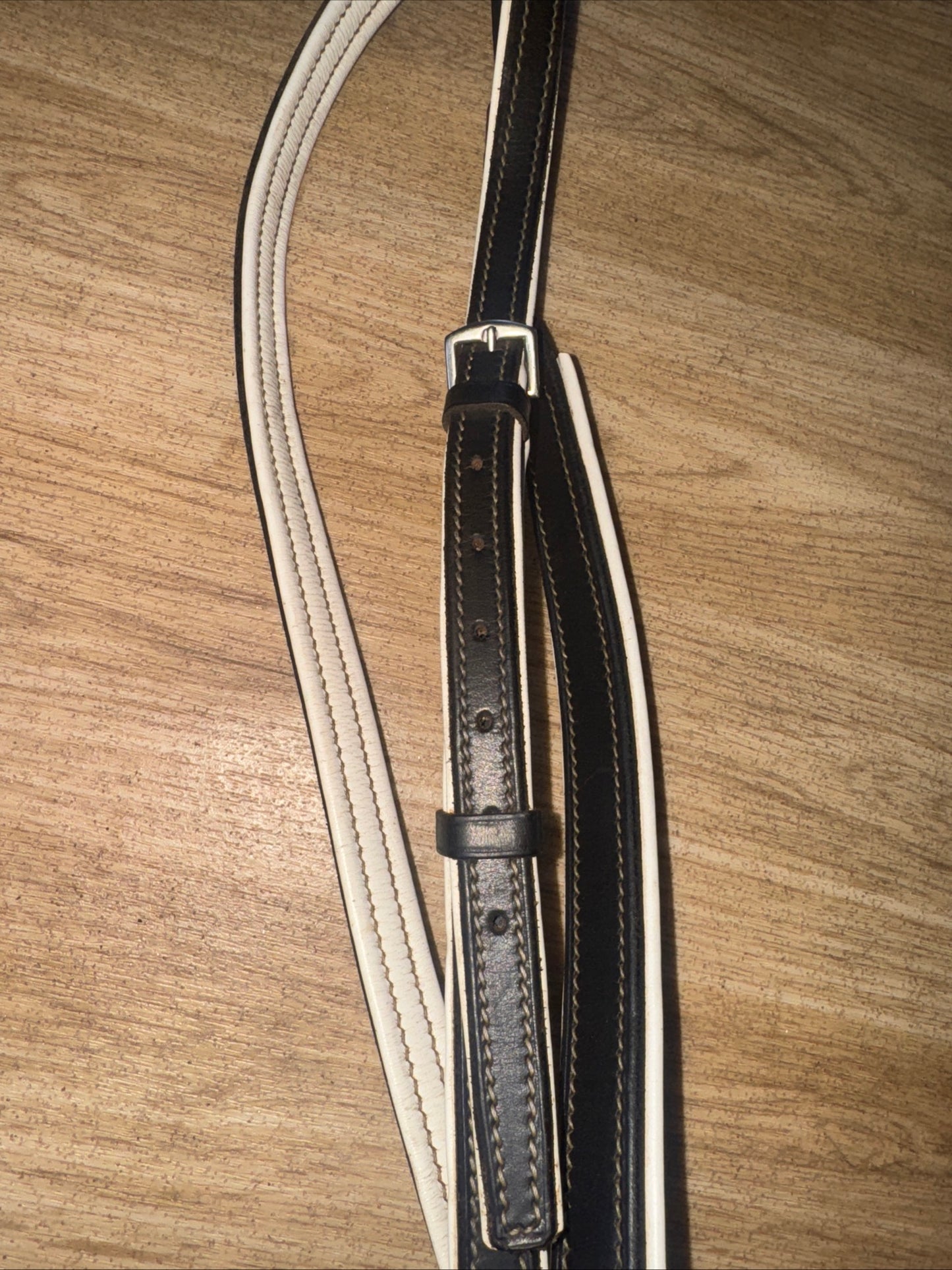 Black W/ White Padding Pony Standing Martingale #23
