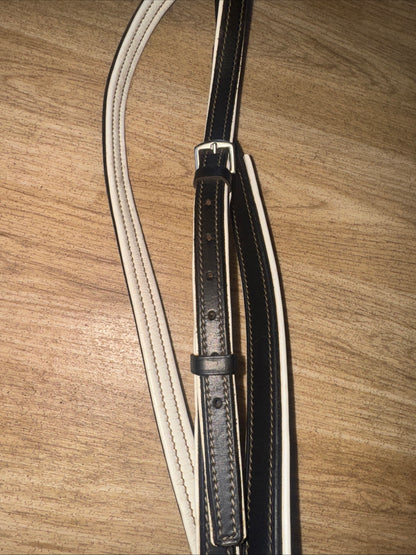 Black W/ White Padding Pony Standing Martingale #23