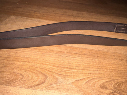 English Leather Havana Two Fold Girth 42” Pony Showing Show Ring Working Hunter
