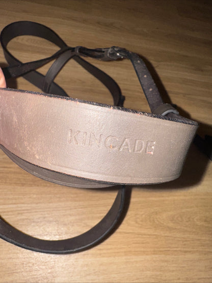 Kincade Hunter Bridle – Full Size Light Brown Leather with Flat Noseband
 #5678