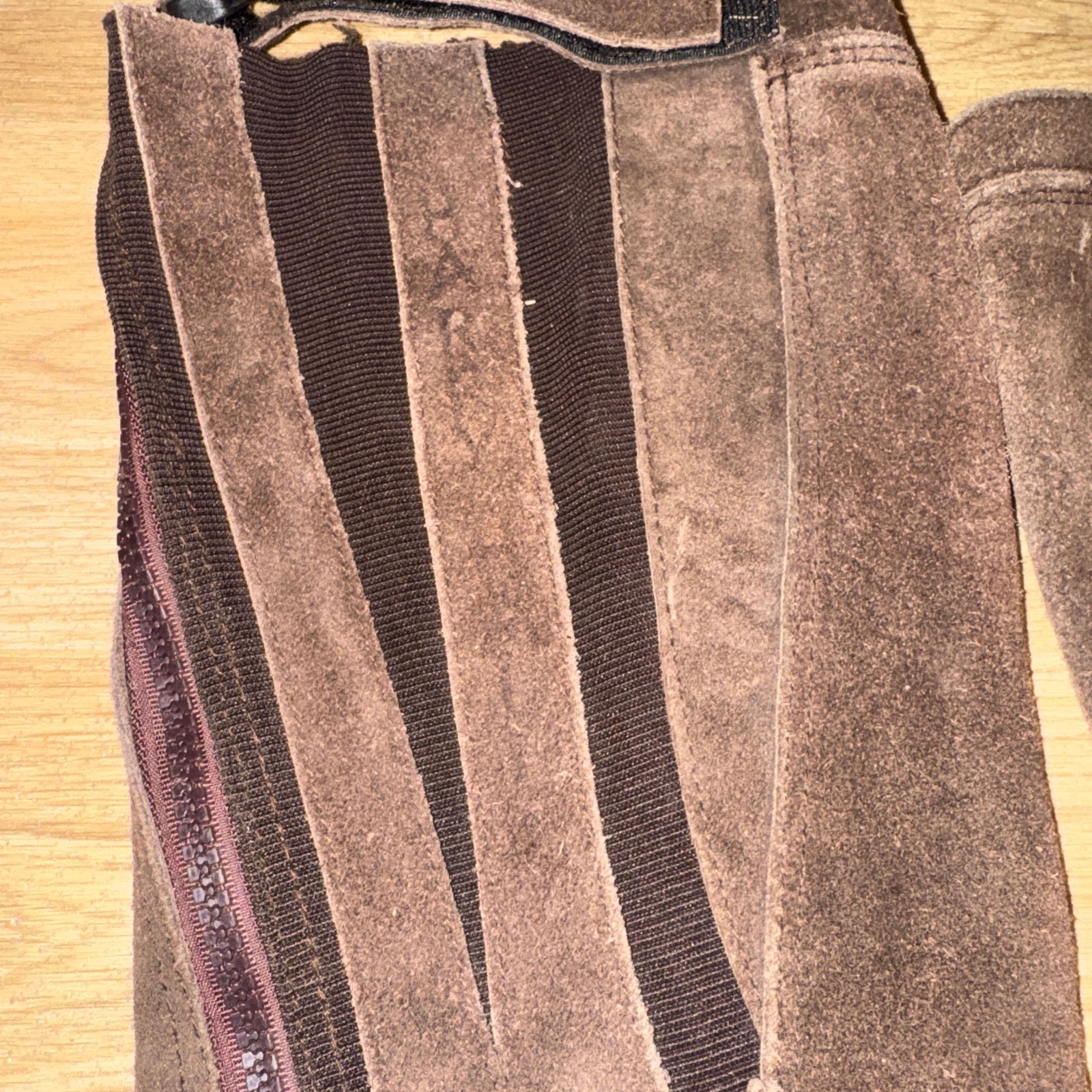 Harry Hall Suede Small Half Chaps - Stretchy