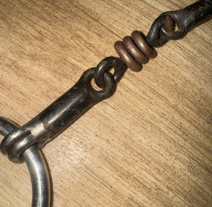 Sweet Iron Loose Ring Snaffle & Rollers 5.5” NEW