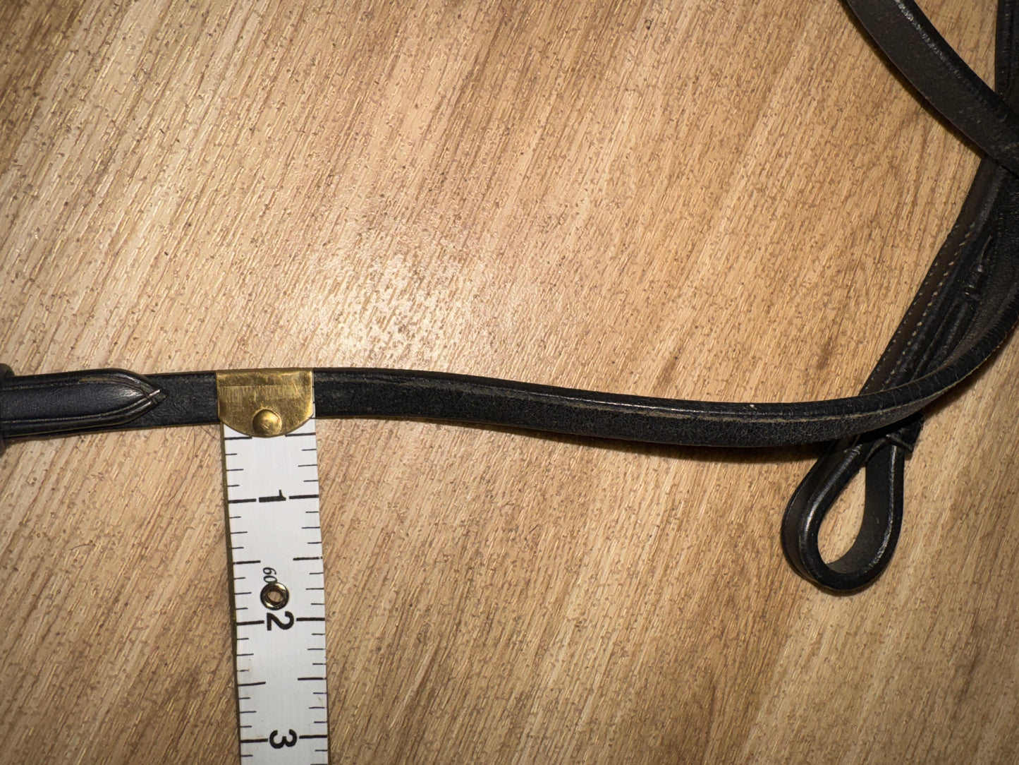 Kieffer Black Unused Curb Reins | Size Full 54” German Leather Top Quality  #801