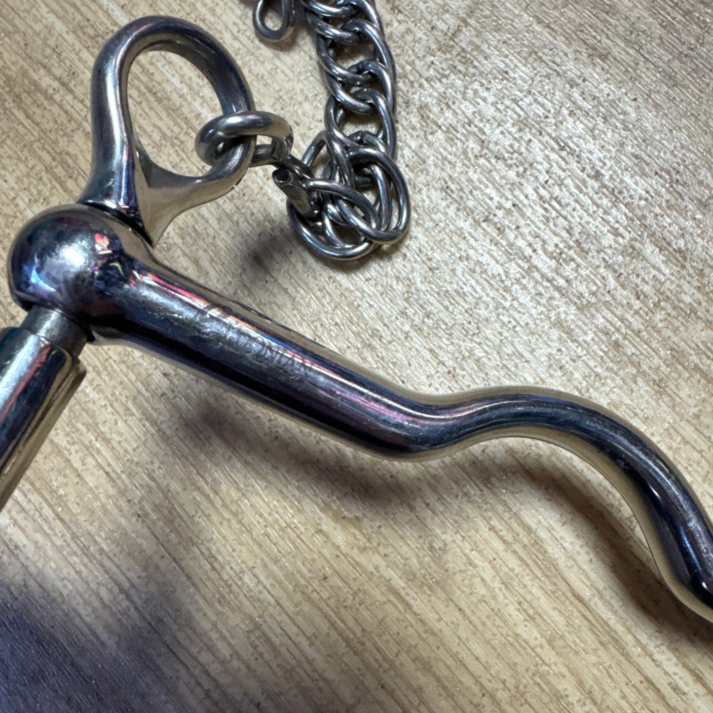 Jeffries Eldonian 5.5” Weymouth - Lip Strap - Curb #9