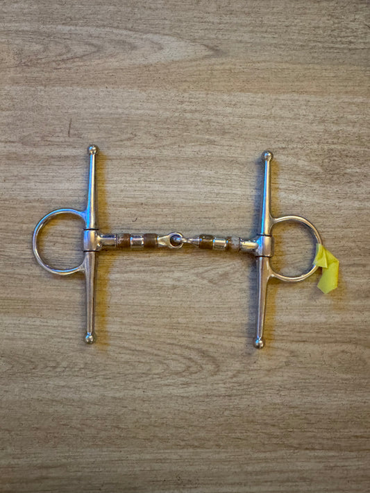 5” Copper Roller Full Cheek Snaffle | Control Aid Second Hand Horse Pony Tack
