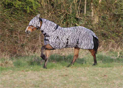 Jump Zebra Fly Rug & Free Mask .