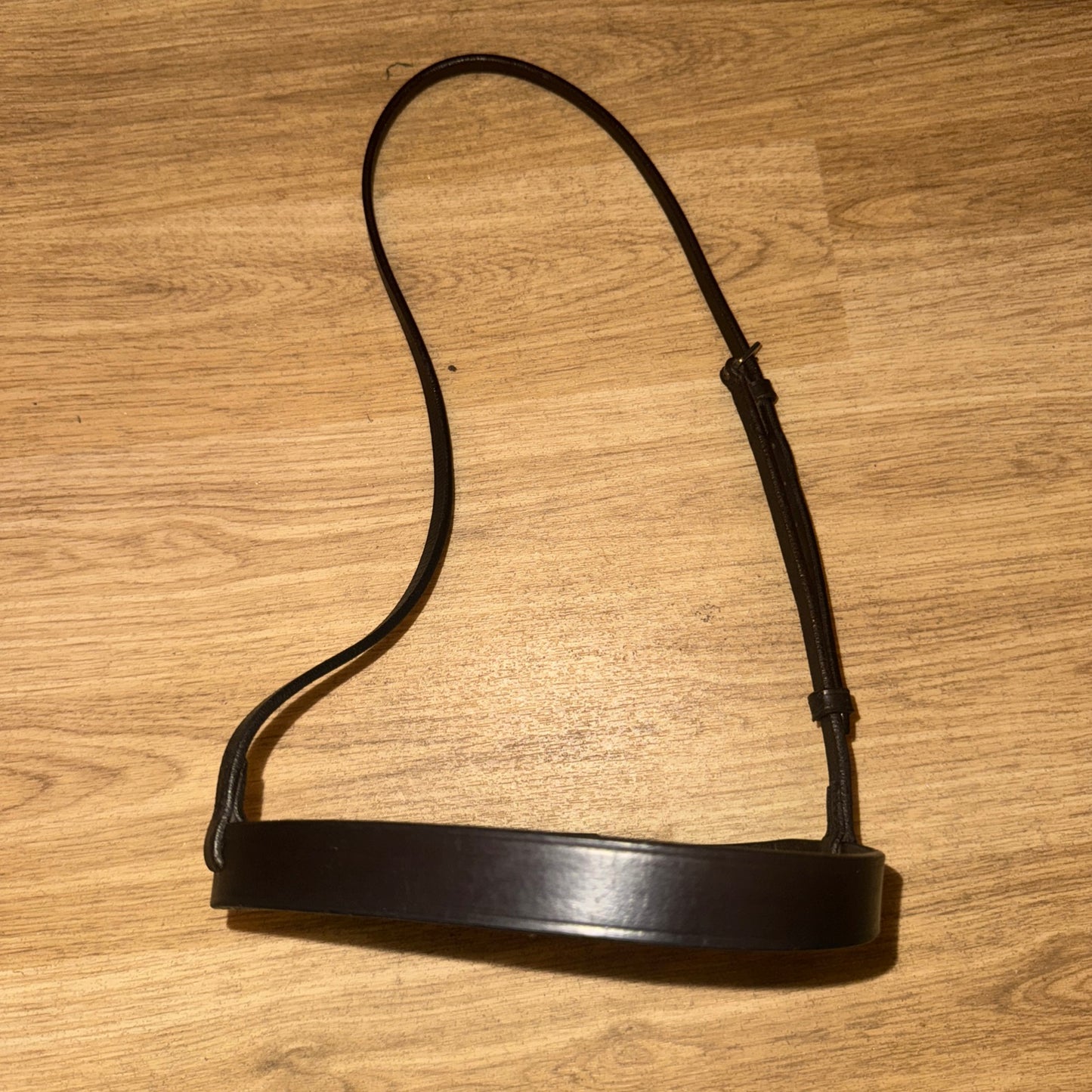 Neat English Brown Leather Pony Hunter Noseband #222