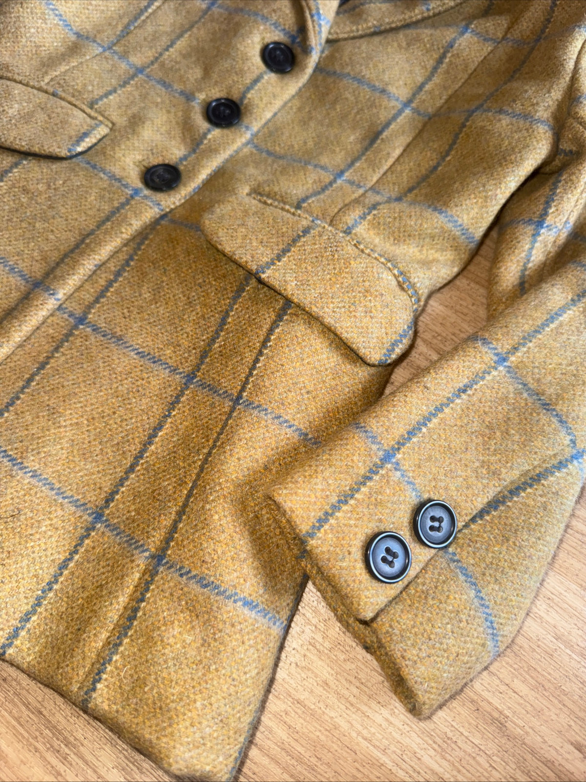 Sherwood Forest Green Tweed Show Jacket | Junior 26” Wool Nylon #13