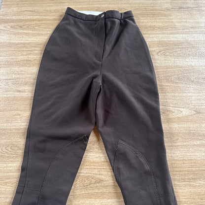 Brown Stretchy Ladies 22” Jodphurs
