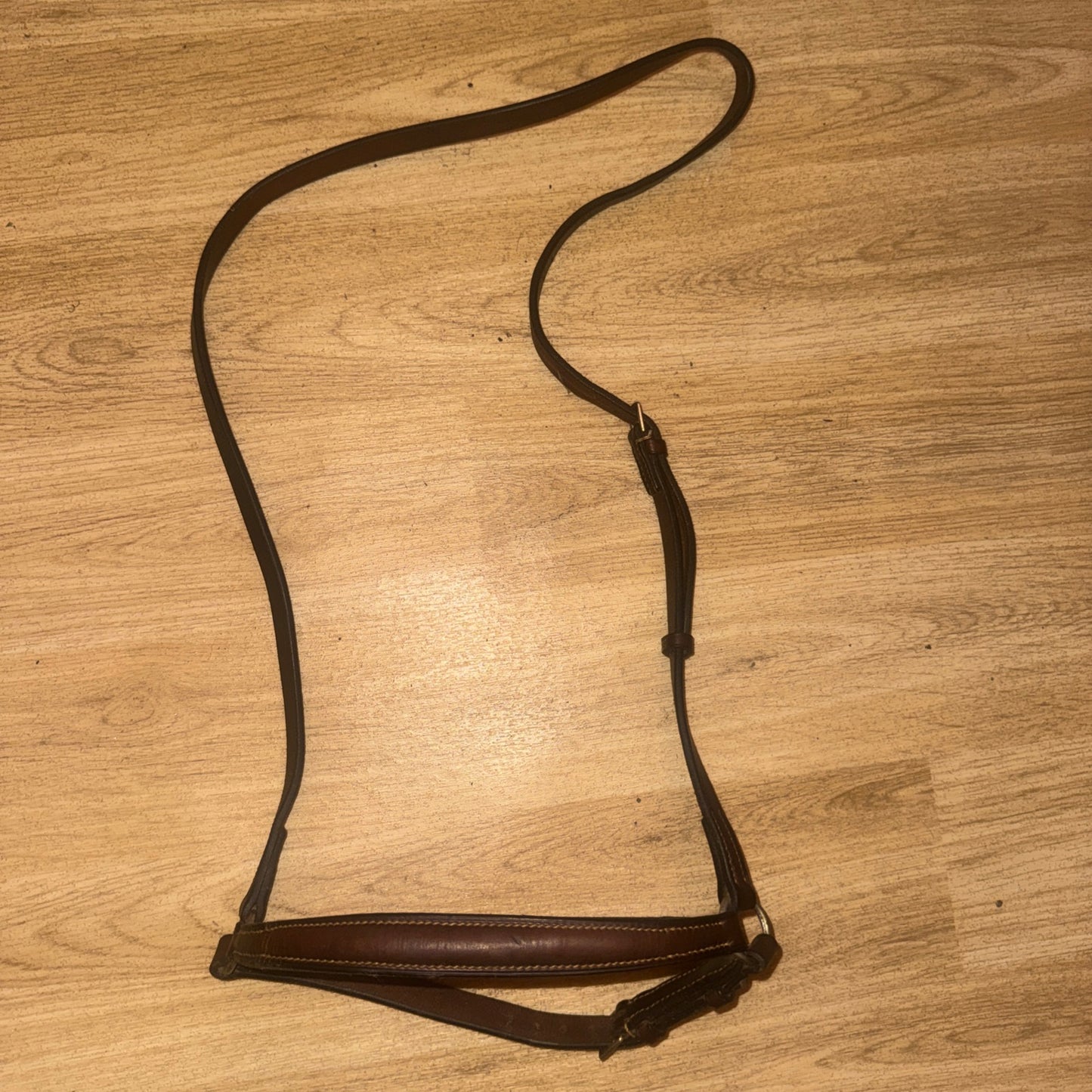 English Leather Size Full Traditional Drop Noseband | Second Hand Horse Tack #11