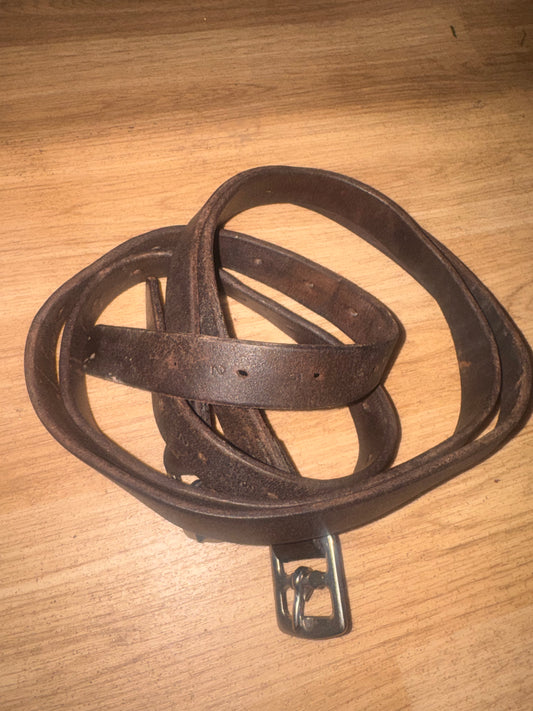 Dark Brown English Stirrup Leathers 44” Childs Maids #333 Horse Tack