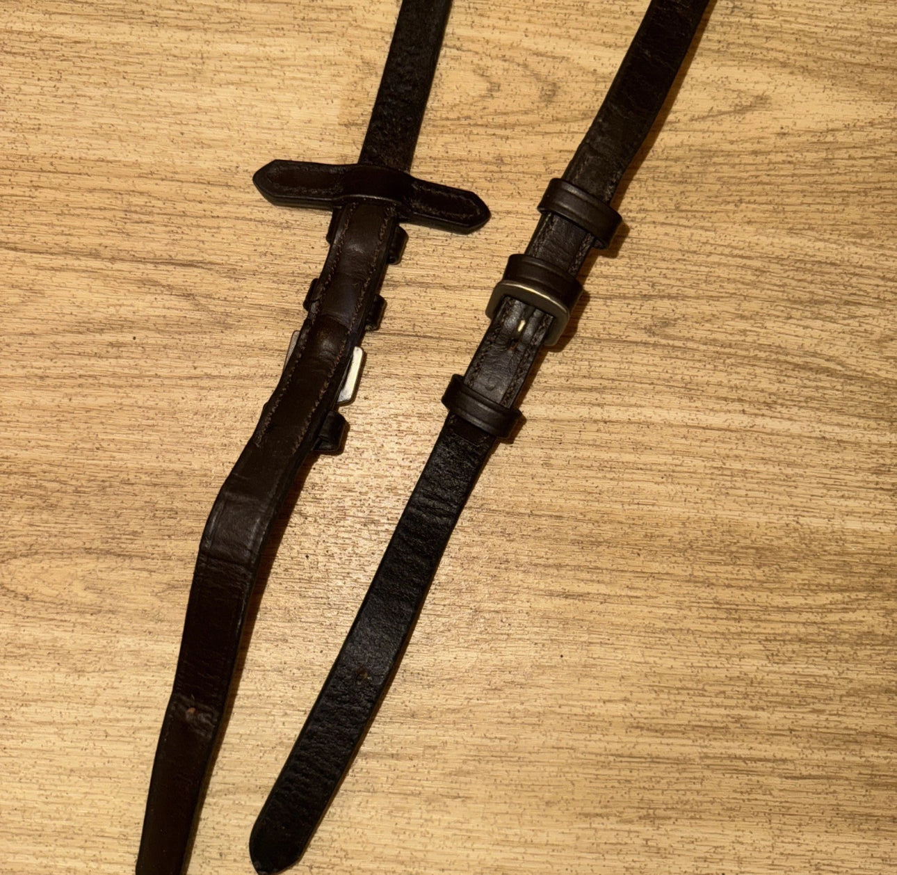 Brown Cob Size Continental Reins #15