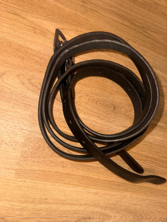 Ascot Black 50” Stirrup Leathers #71