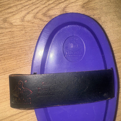 Haas Purple Curry Comb - Deep Clean Brush #1