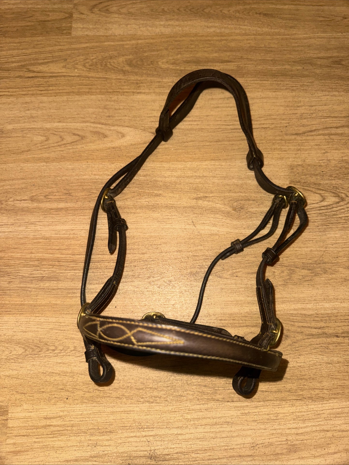 Heritage English Leather Inhand Bridle – Pony Size Havana | Showing & In-Hand Bridle
 #91