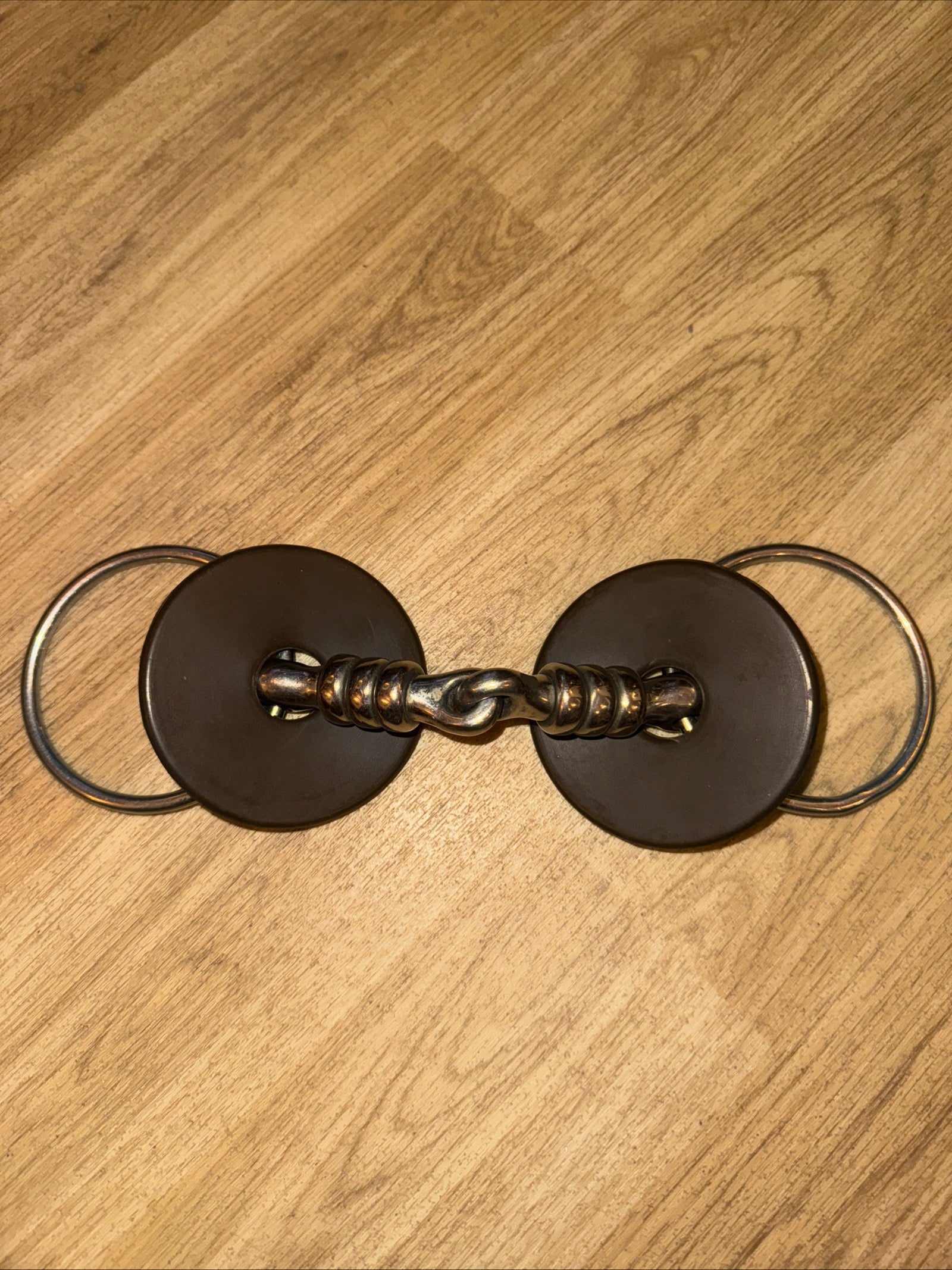 5” Cherry Roller Loose Ring Snaffle & Rubbers