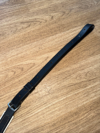 Black W/ White Padding Pony Standing Martingale #23