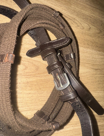 Brown Cob Size Continental Reins #15