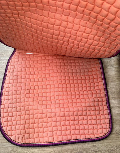 Eskadron Peach Purple Dressage Saddle Pad