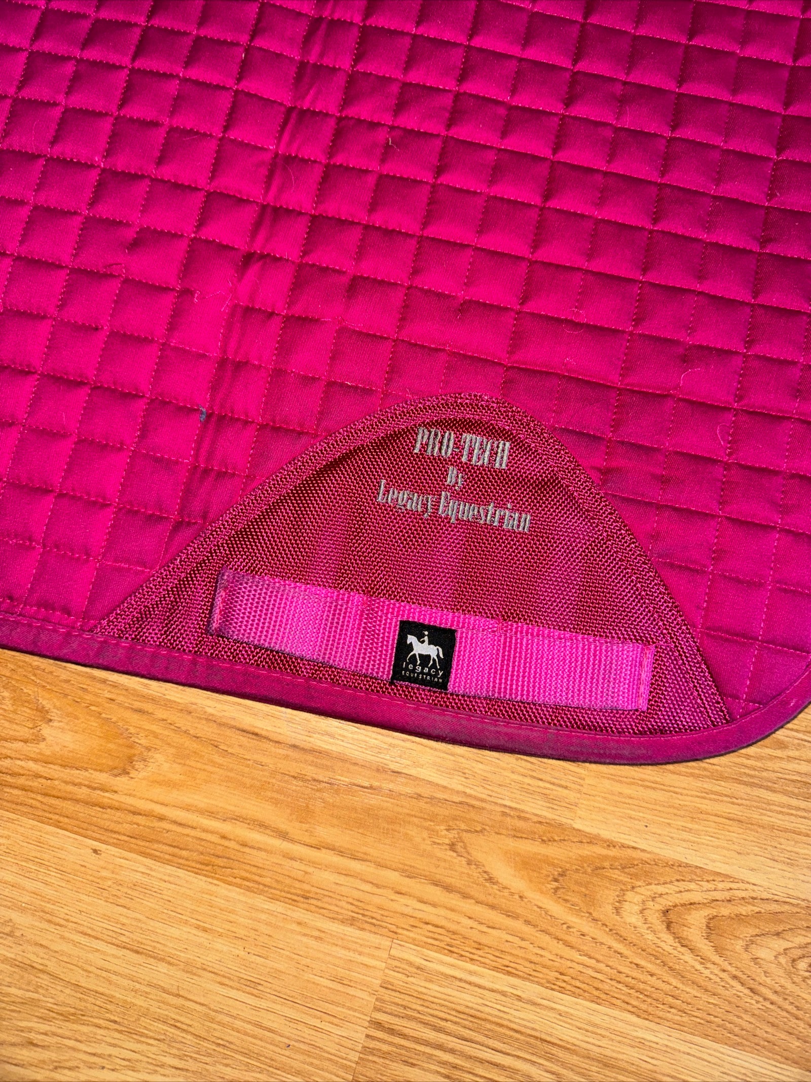 Legacy Straight Cut Pony / Cob Pink Saddle Pad - Dressage
