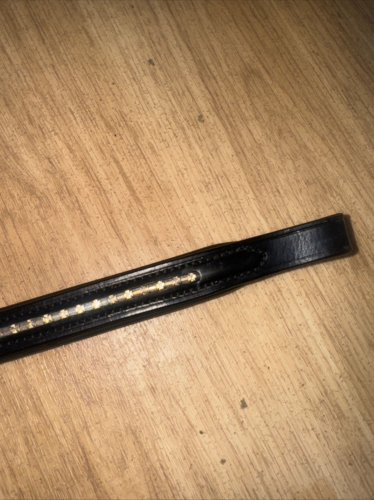 Black Bling Diamanté Pony Size Browband #777