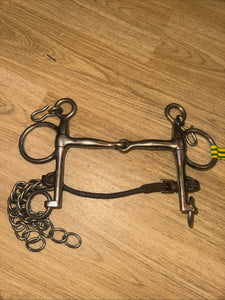 5” Jointed Pelham Curb Chain Lip Strap