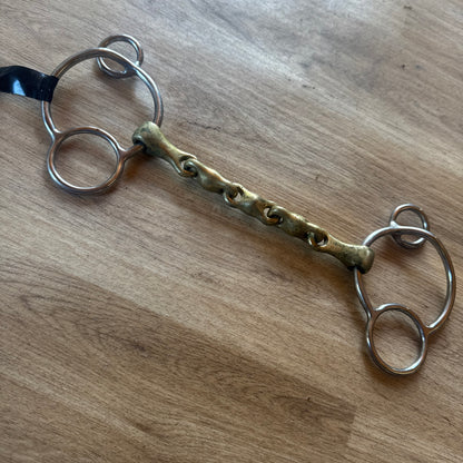 Gold Coloured 6” Waterford Universal Gag Bit | Second Hand Horse Tack