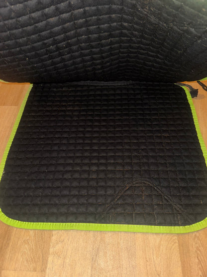 Lemieux Lime Green Dressage Square Saddle Pad | Size Large