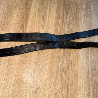 Black Leather 56” Stirrup Leathers #68 | Second Hand Tack