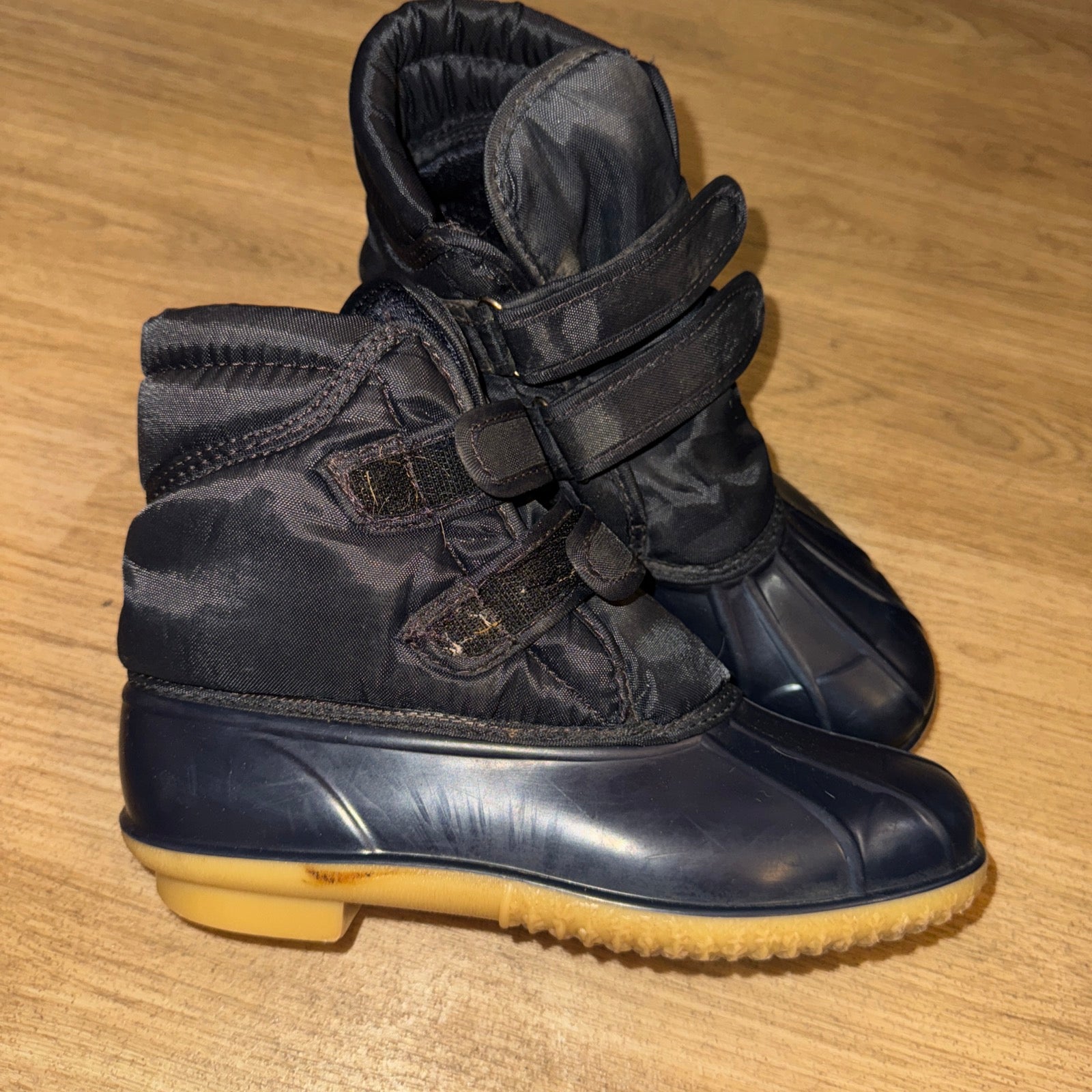 Loveson blue Mucker boots, size 3