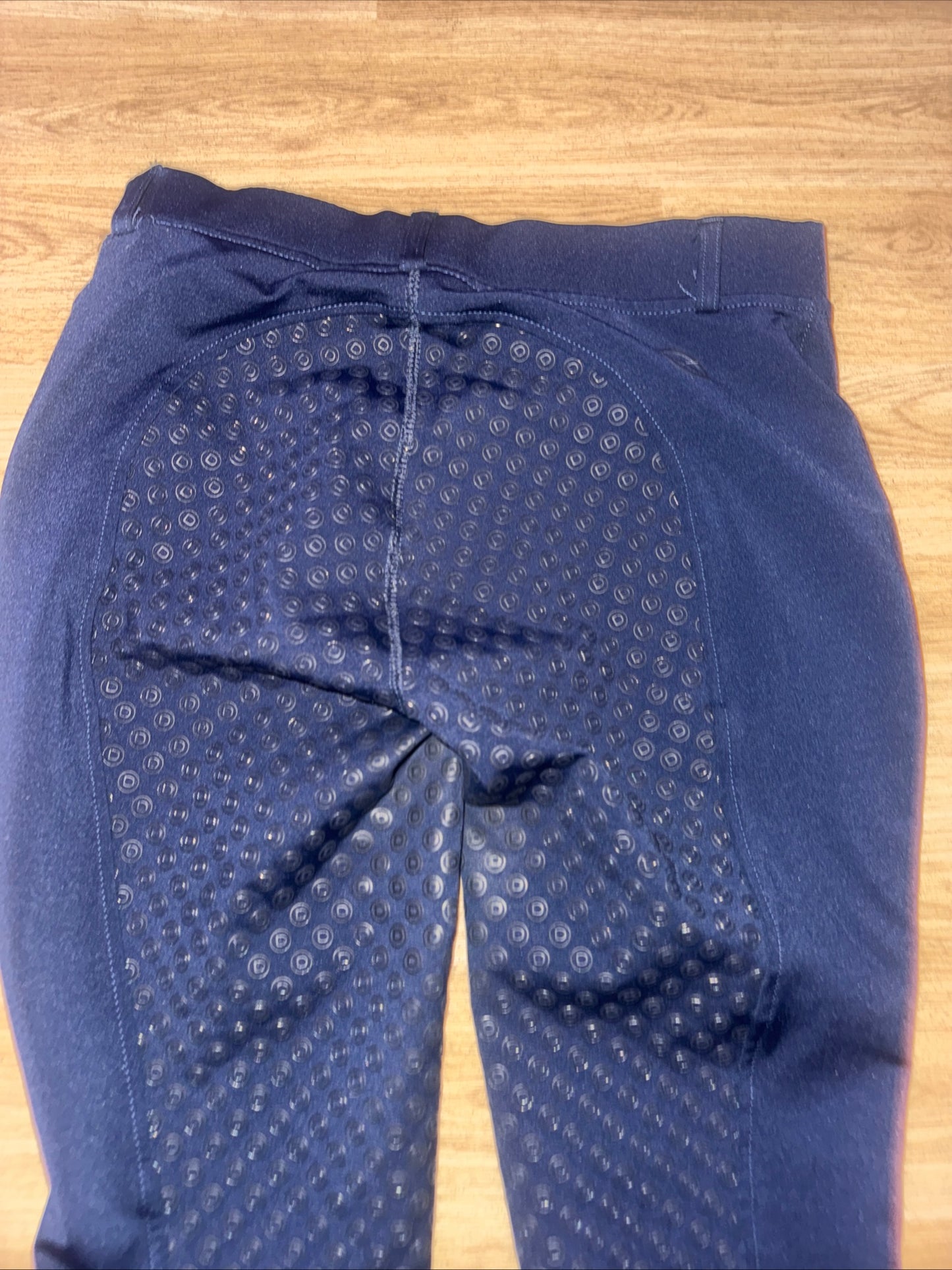 Dublin Navy Gel Seat Riding Tights - Ladies 12