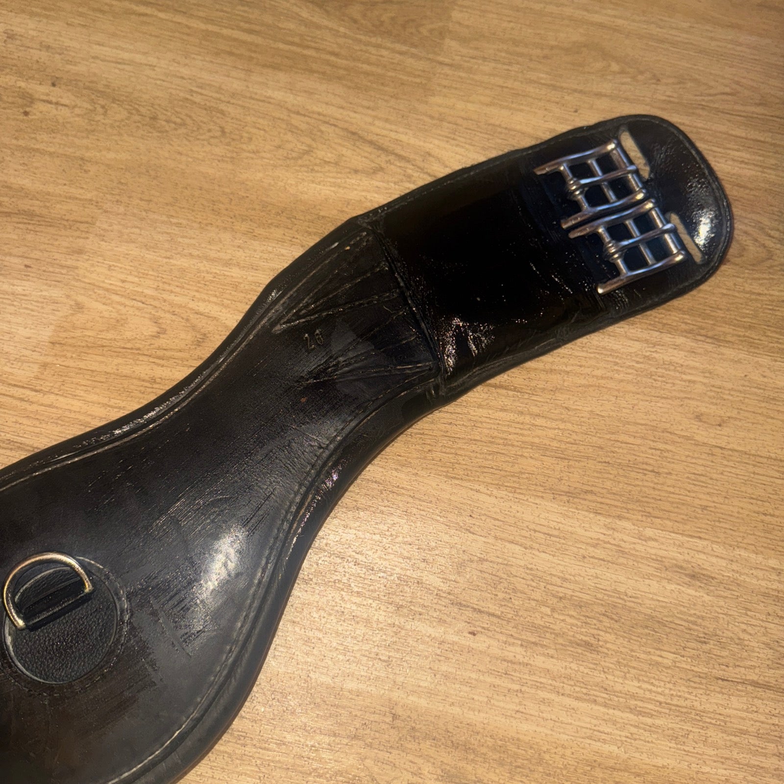 Anatomical 26” Black English Dressage Girth