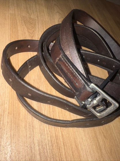 English Leather Havana Stirrup Leathers 62” #34 Second Hand Horse Tack