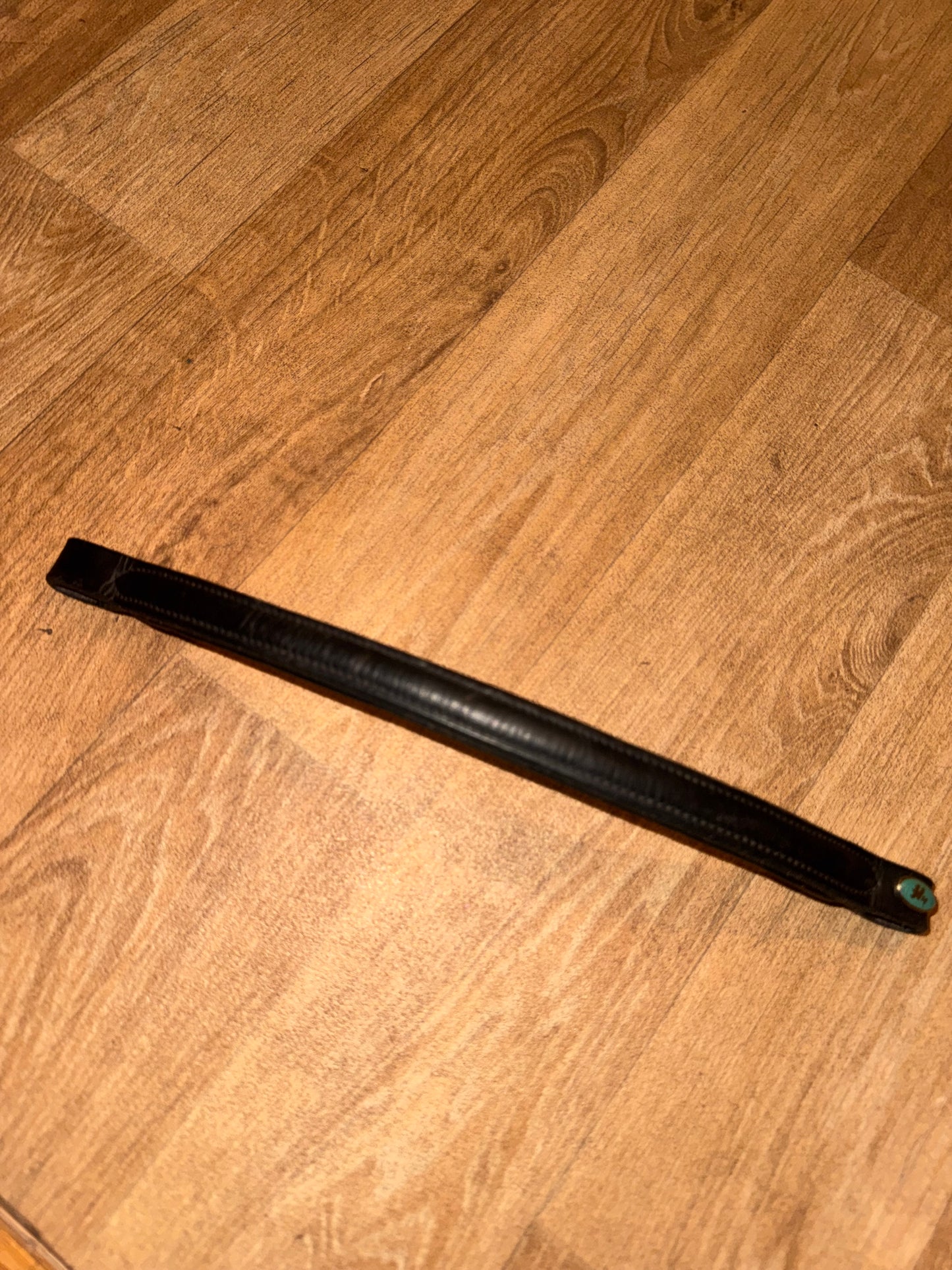 Hy Black Raised Leather Browband | Small Pony #214
