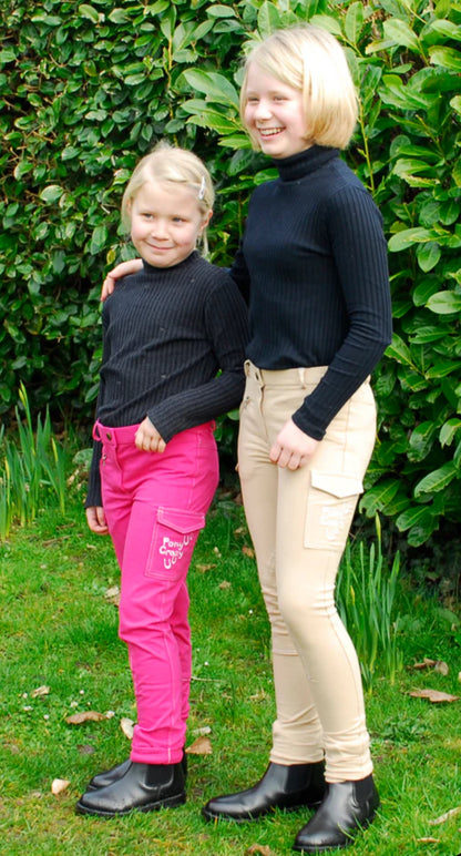 Rhinegold Childrens 28” Cargo Jodhpurs - As Seen In Pony Magazine