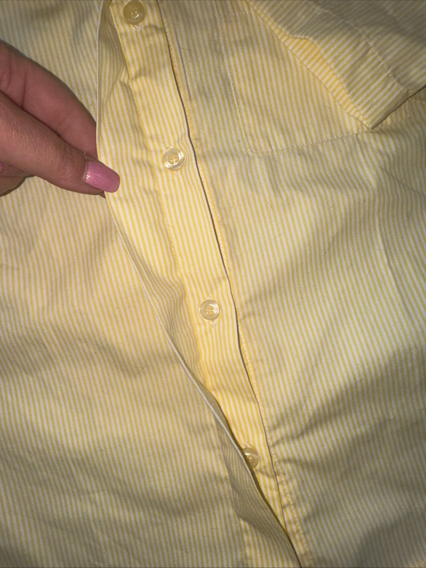 Sherwood Forest Junior 32” Showing Shirt Jumping Show Yellow Stripes