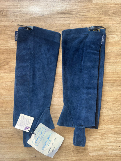 Steedman Blue Ladies Medium Suede Chaps