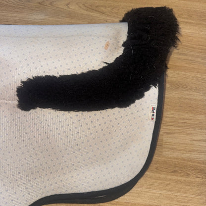 Premier Equine White Black Wool Air Technology Saddle Pad Size Full Gp Horse