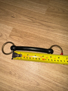4.5” Inhand Or Shetland Nylon Snaffle Bit