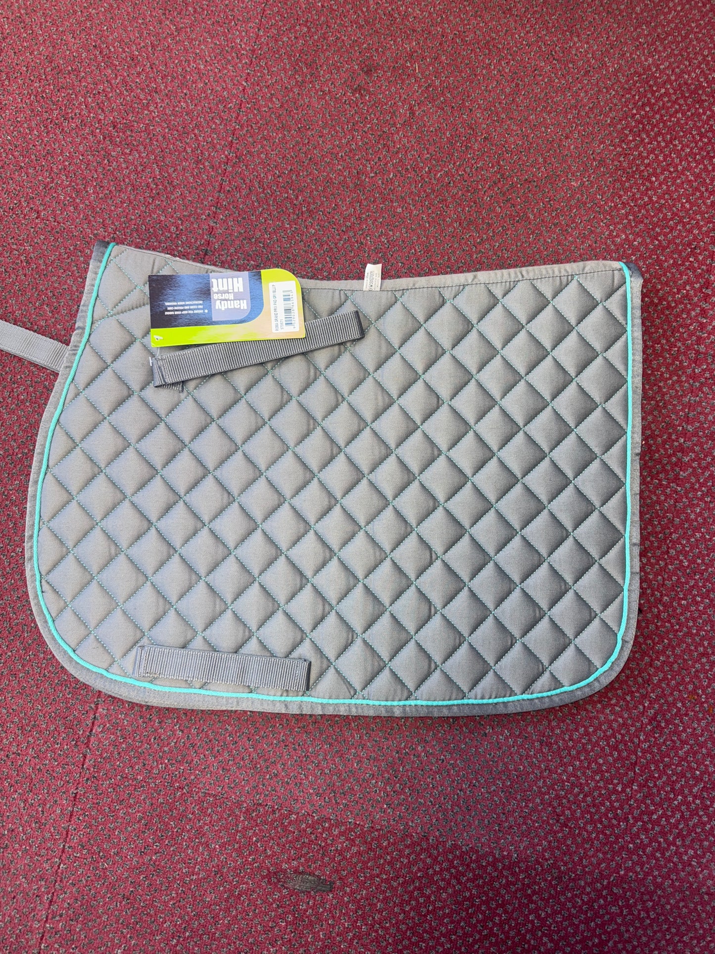 Roma Grand Prix Grey Saddle Pad - Pony