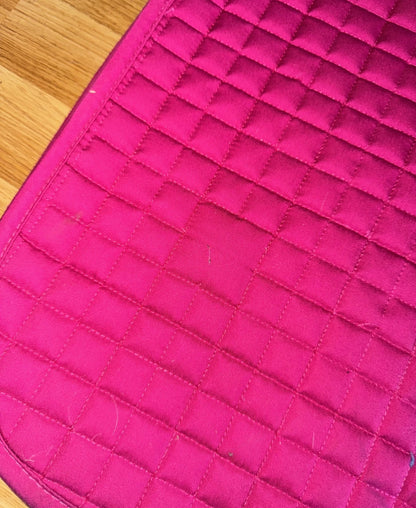 Legacy Straight Cut Pony / Cob Pink Saddle Pad - Dressage
