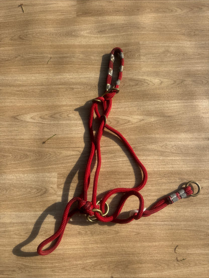 Be Nice Halter Red Large Pony Cob Medium Second Hand Tack