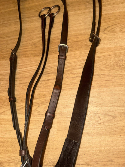 Collegiate Brown 3 Point Full Breastplate #17