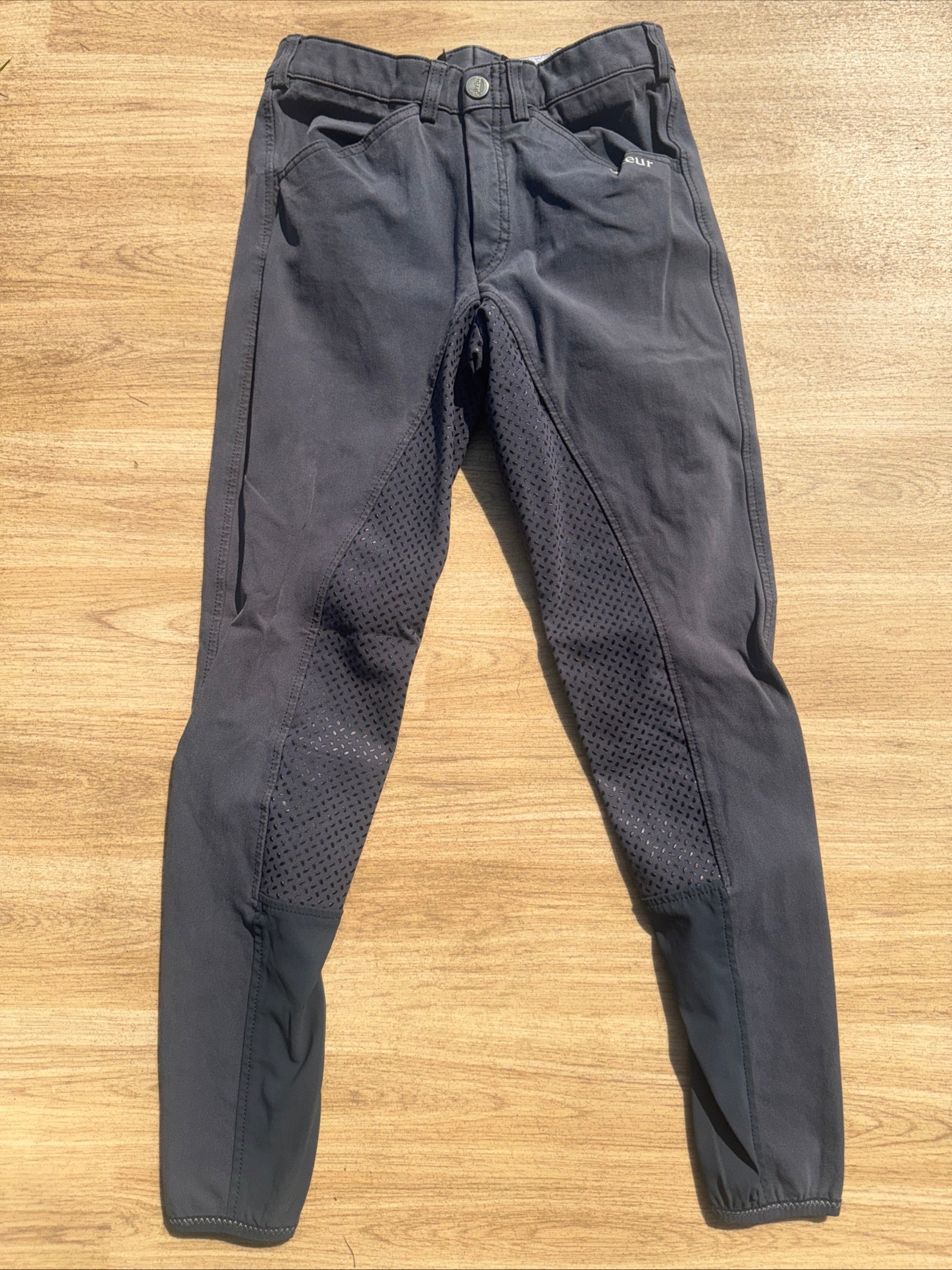 Pikeur Grey Age 14 Yrs Grip Breeches